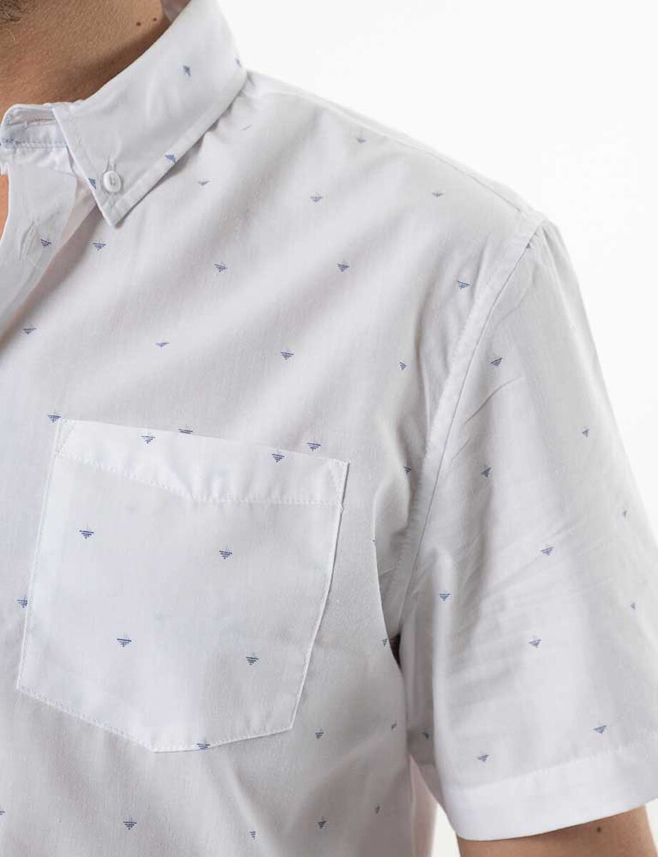 Camisa Estampada Manga Corta Hombre Portman Club