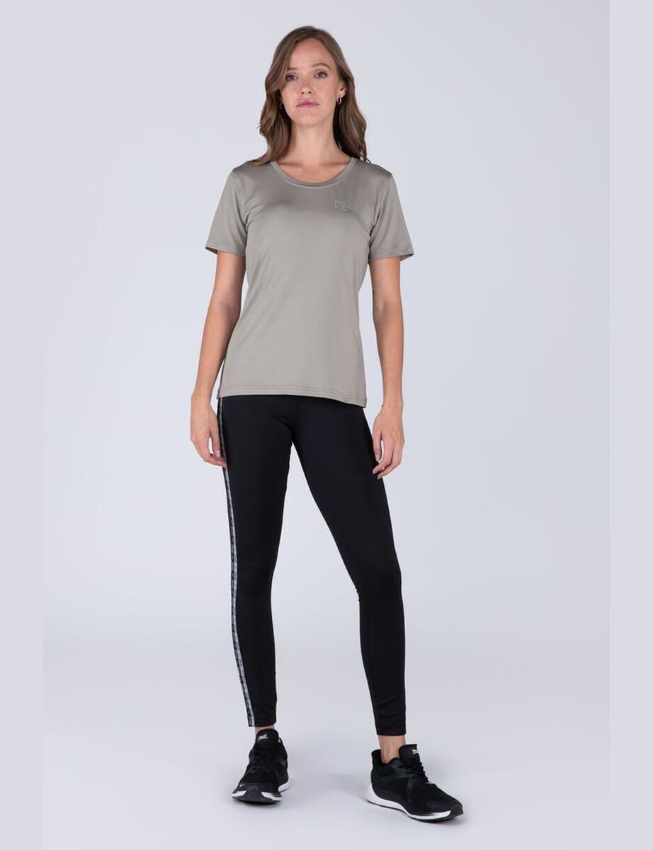 Polera Manga Corta Fitness Mujer Everlast