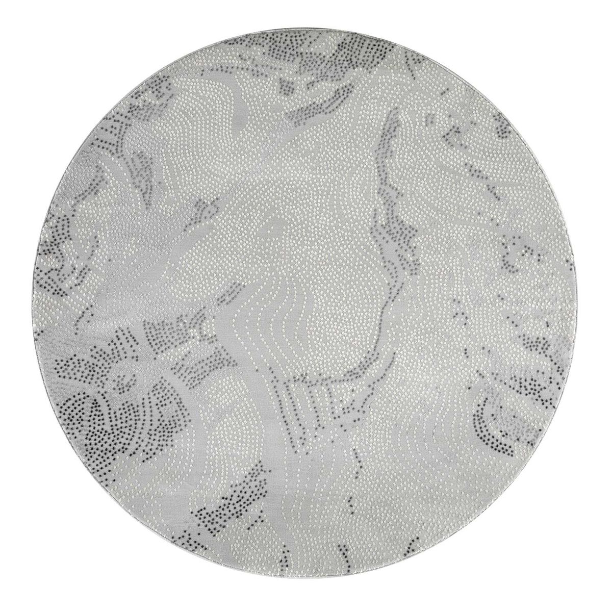 Alfombra Modalfo Babil Gris 160 x 160 cm