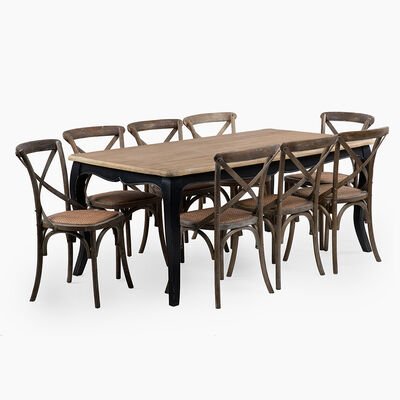 Juego de Comedor Spazzio Vittoria 8 Sillas