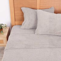 Juego de Sábanas Mashini 2 Plazas Liso Gris