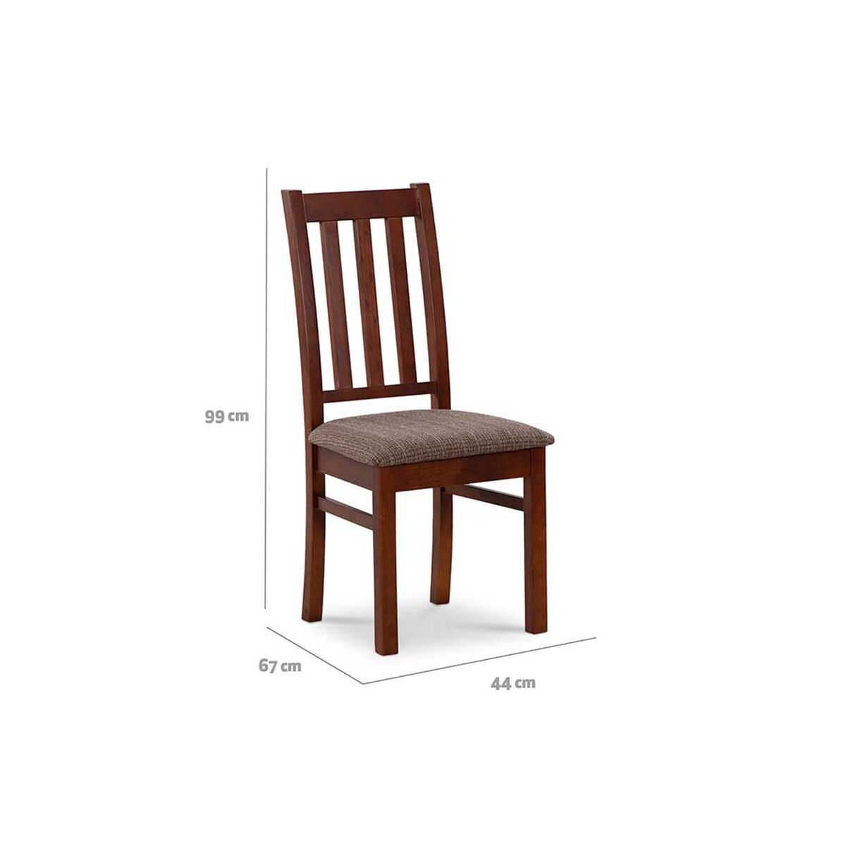 Juego de Comedor CIC Ñuble Caramelo 4 Sillas