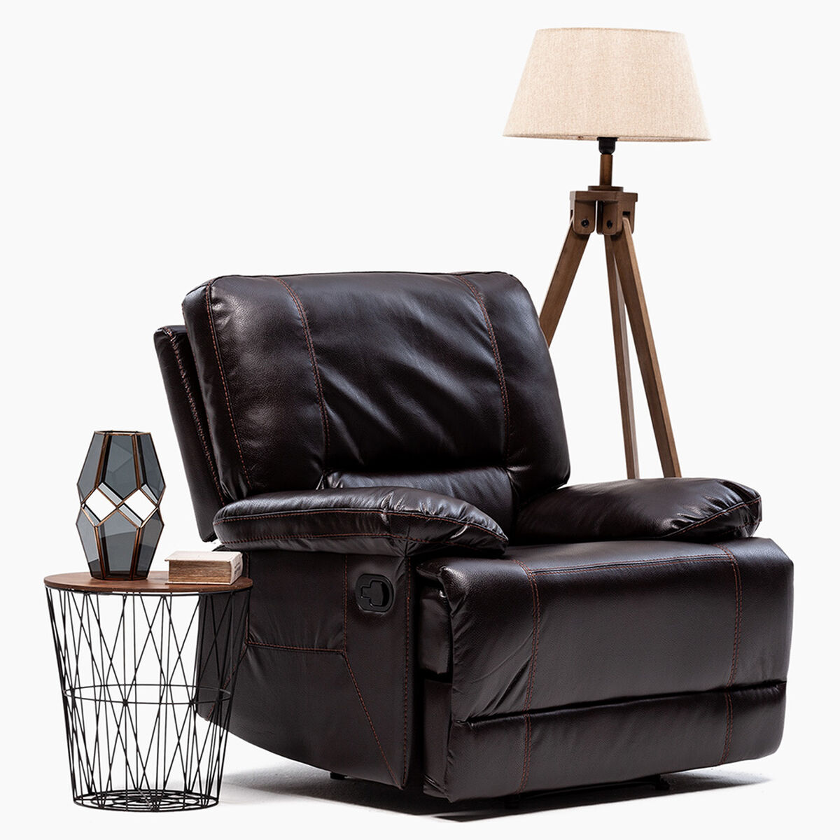 Berger Daniels Reclinable Masaje Leather Air