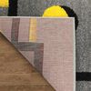 Alfombra de Pasillo Modalfo Florida Amarillo 70 x 230 cm