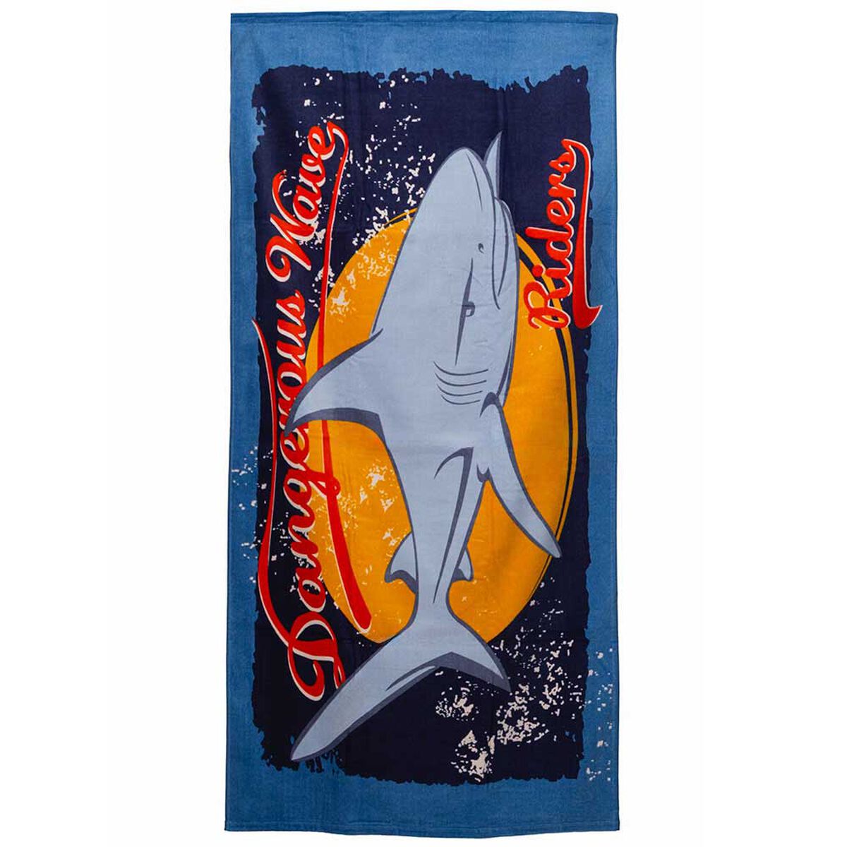 Toalla de Playa Velour Casanova Shark 75 x 150 cm.