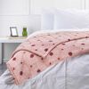 Frazada Sherpa Estampado Dreams 2 Plazas Rose