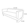Sofá Latam Home Sorrento 3 Cuerpos Blanco