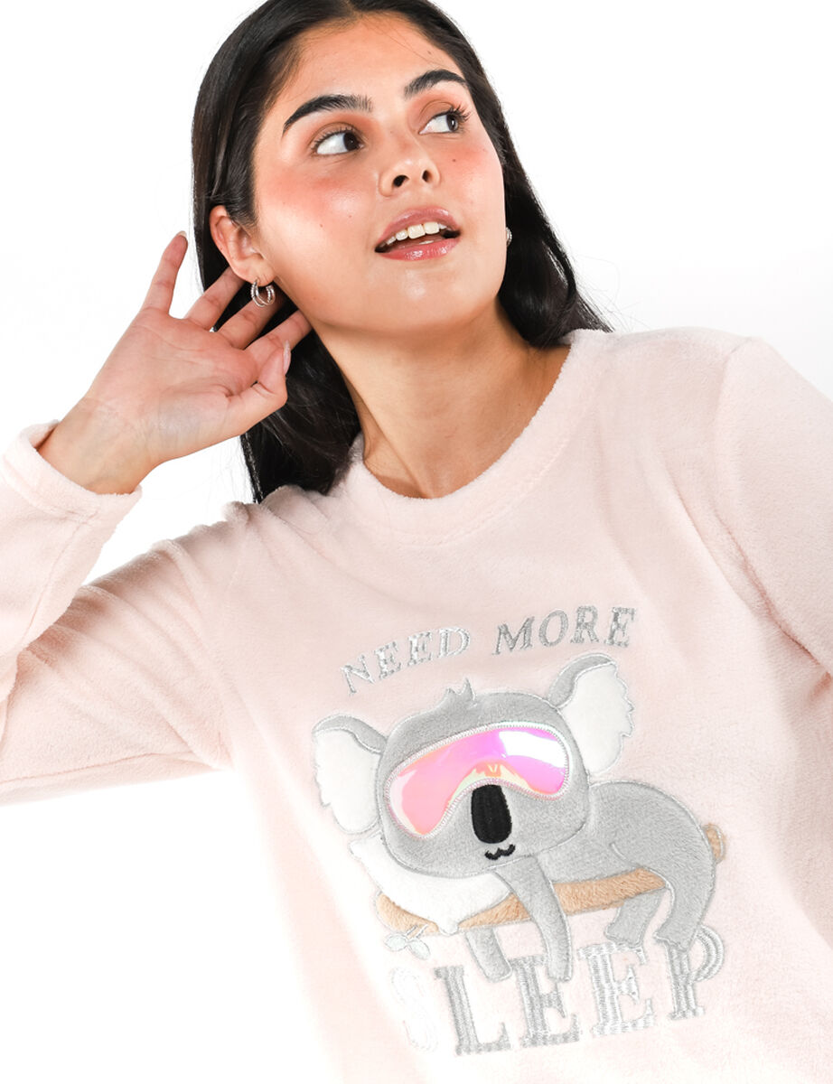 Pijama de Polar Koala Mujer Icono