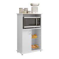 Mueble para Microondas Home Mobili Veles Blanco 1 Puerta