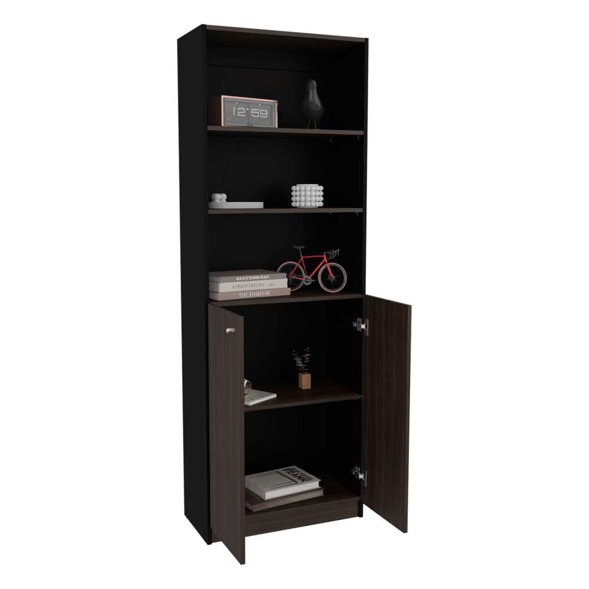 Estante TuHome Home E4 2 Puertas Wengue Milan
