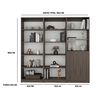 Set 3 Estantes Tuhome Home E 2 Puertas Milan