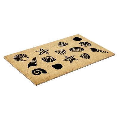 Imagen 2 del producto Limpiapiés Idetex Coco Shells 45 x 75 cm Café