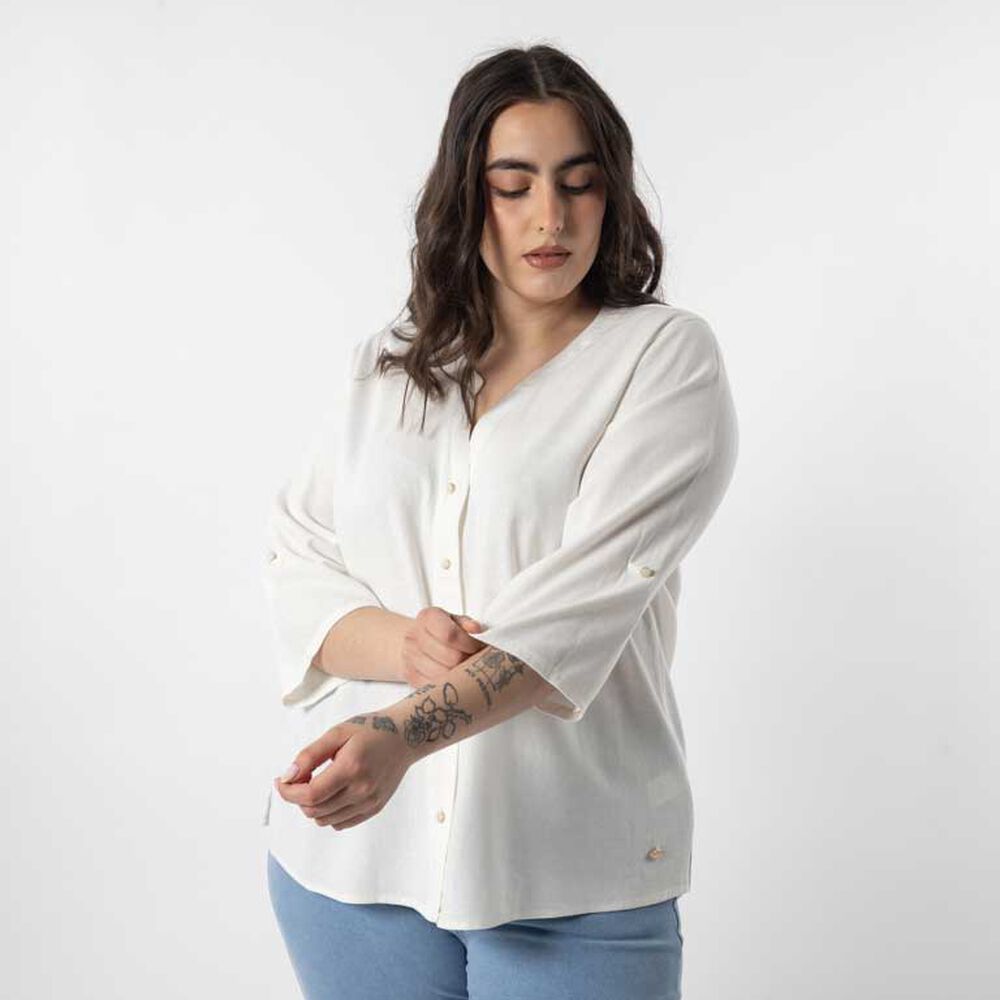 Blusa Lino Mujer Extralindas