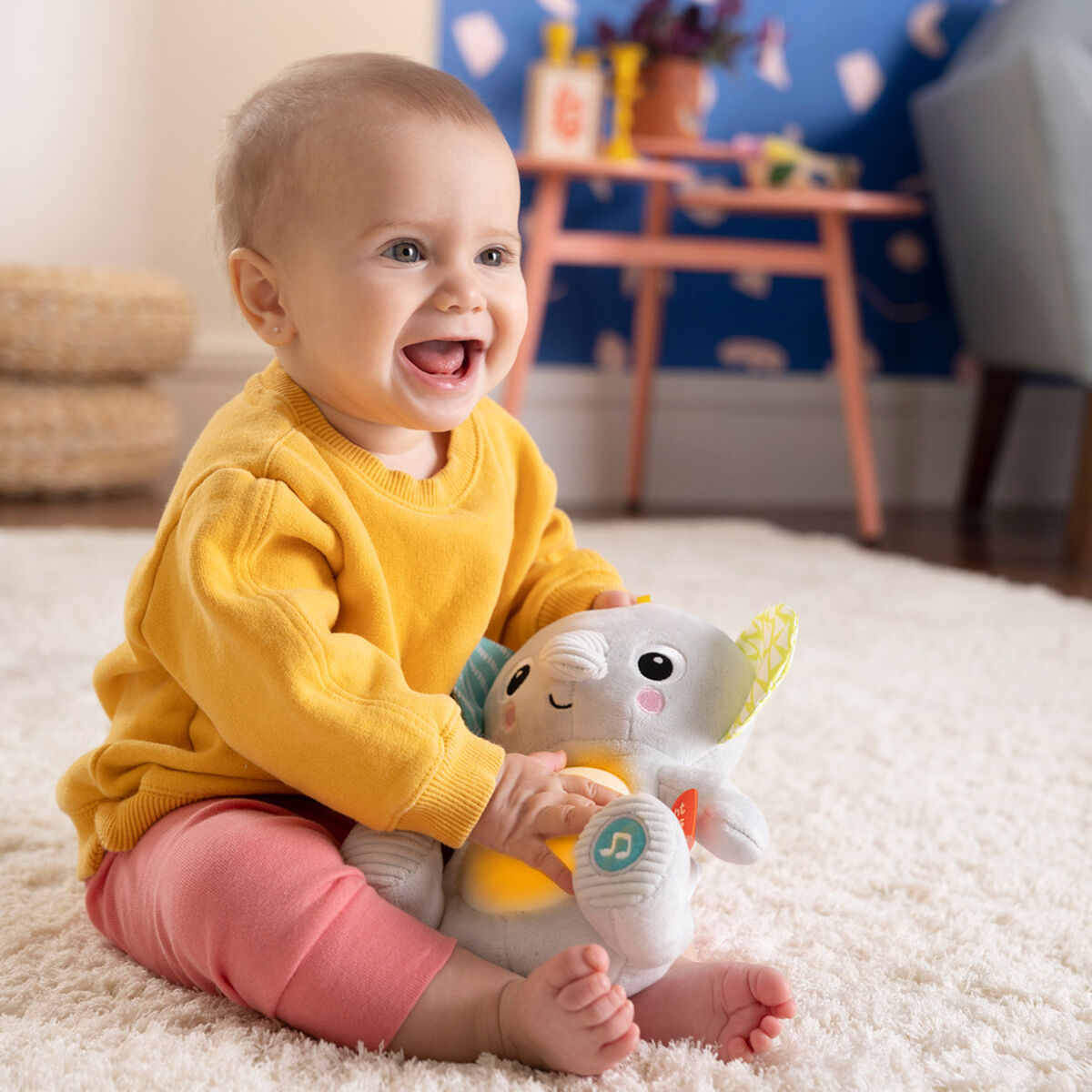 Baby Elefante Musica y Luces Bright Starts
