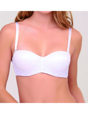 Imagen 2 del producto Pack 2 Sostenes Strapless Mujer Intime Blanco, Black, Negro