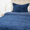 Cubrecama Doral 1,5 Plazas Azul Outboss Sherpa