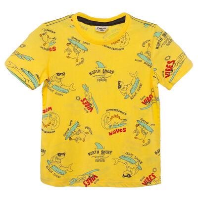 Polera Manga Corta Niño Chess