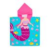Toalla de Playa Infantil con Capucha Casa Linda Sirena 60 x 120 cm