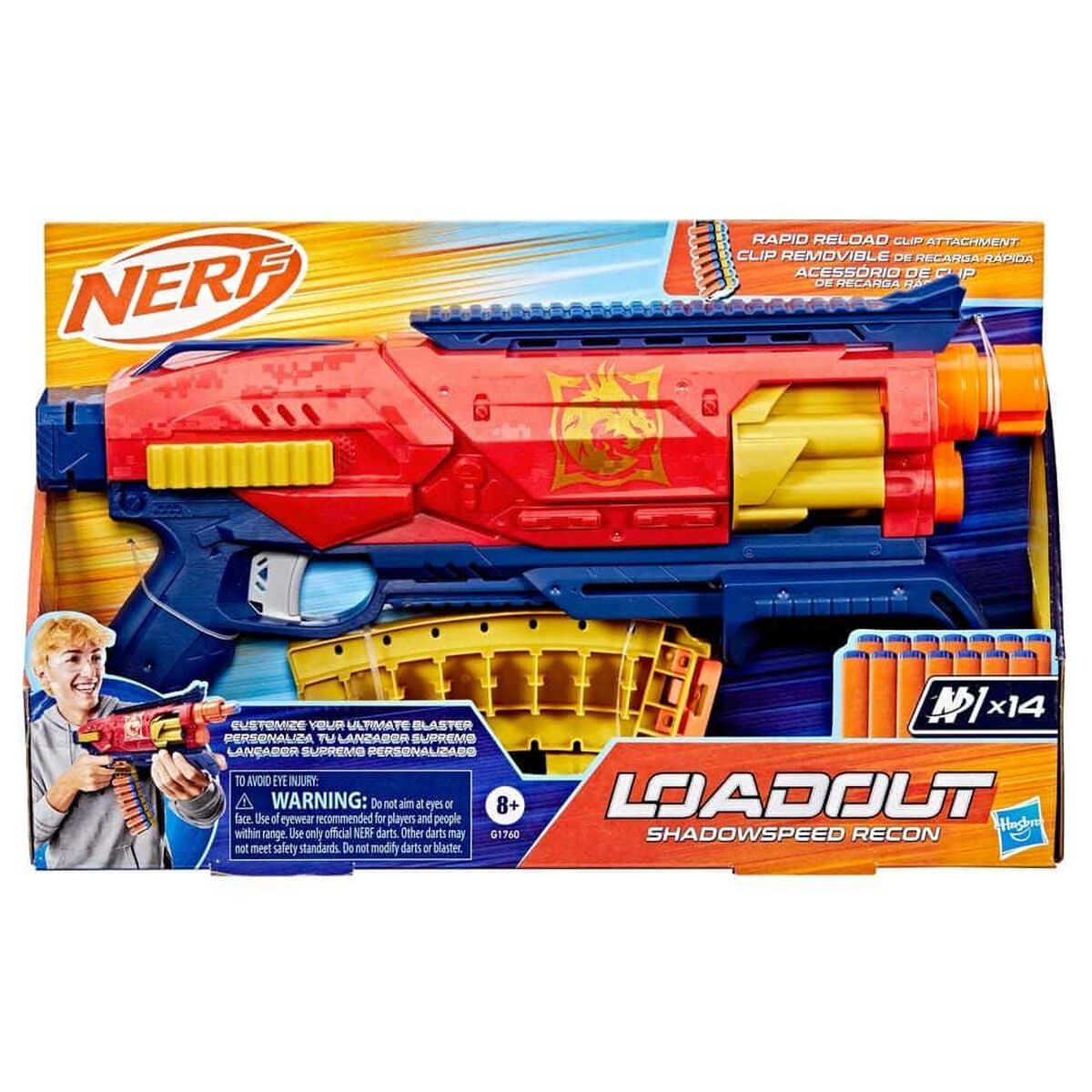 Lanzador Nerf Loadout Shadowspeed Recon