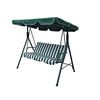 Sillón Columpio para Terraza Casanova 3 Cuerpos Verde Blanco