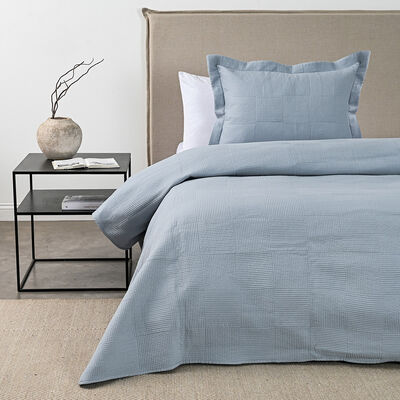 Quilt Elements & Co Chini Cloud 1,5 Plazas Azul