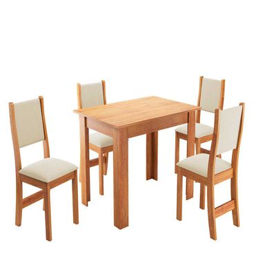 Imagen 1 del producto Juego de Cómedor Altavision Palace 4 Sillas Café