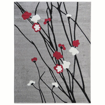 Bajada de Cama Idetex Carved Rojo 80 x 120 cm