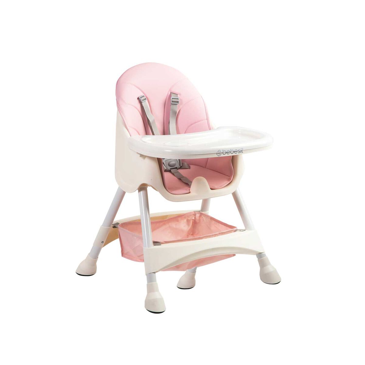 Silla de Comer Confort Rosado Bebesit