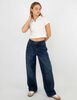 Polera Crop Con Cuello Mujer Icono