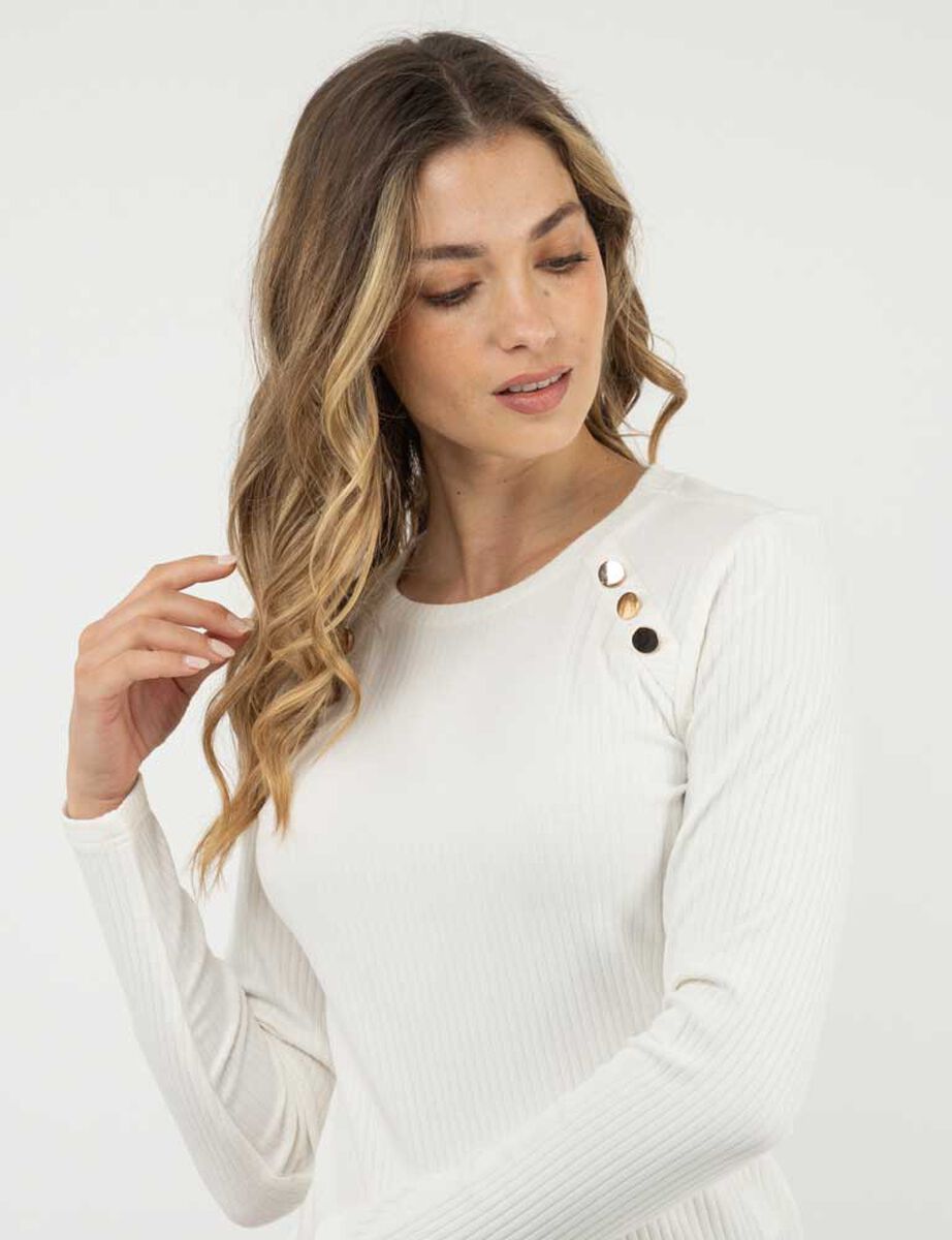 Polera Manga Larga Mujer Zibel