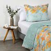 Quilt Estampado American Family 1,5 Plazas Aquamarine