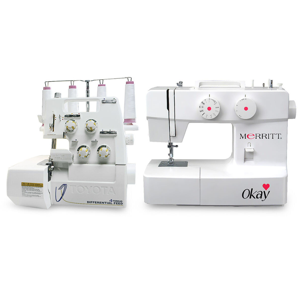 Toyota Overlock SL-3530 + Máquina de Coser Merritt ME-4030 