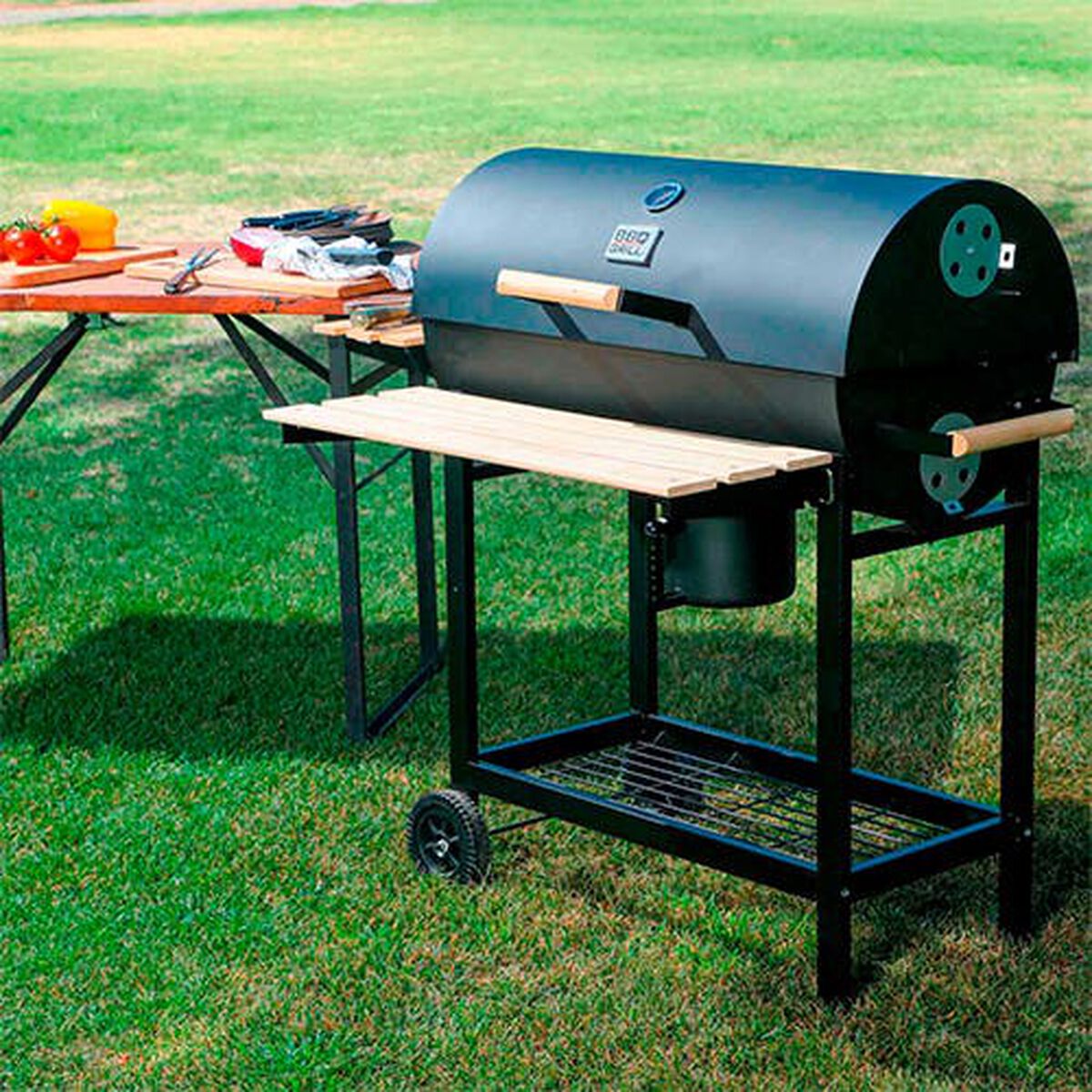 Parrilla a Carbón Bbq Grill Oregon Negro