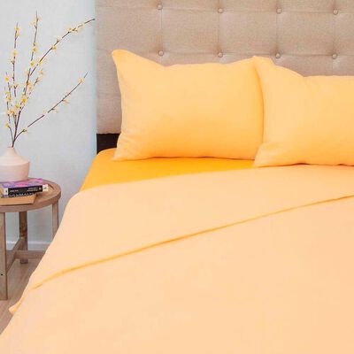 Juego de Sábanas Chiporro Doral 2 Plazas Senses Mostaza