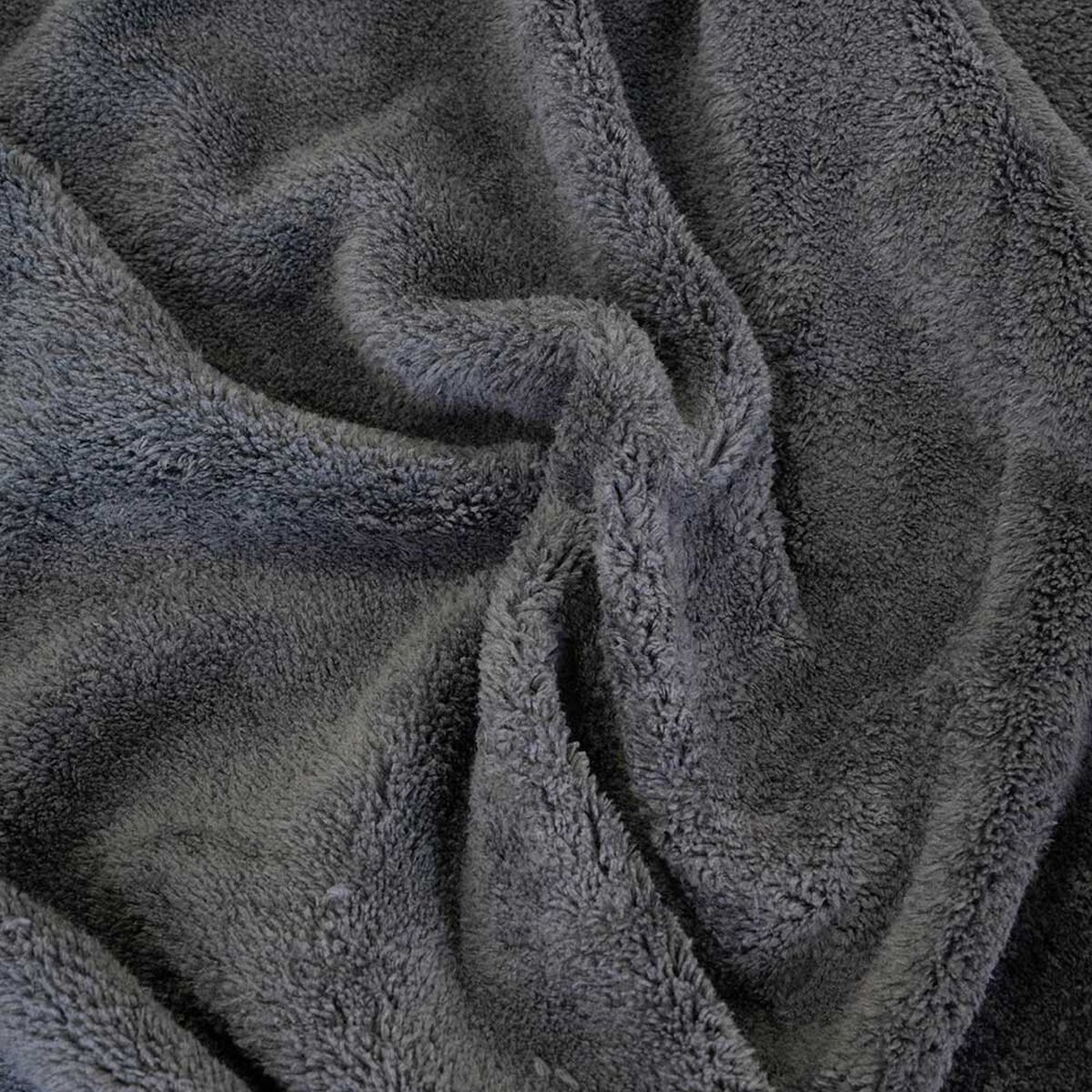 Frazada Poliéster Doral 2 Plazas Deluxe Gris Oscuro