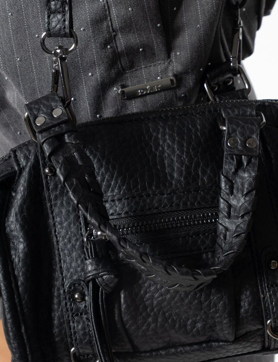 Cartera Cross Bag Negra Mujer Soviet