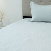 Quilt Doral 1,5 Plazas Lumi Velvety Gris Claro