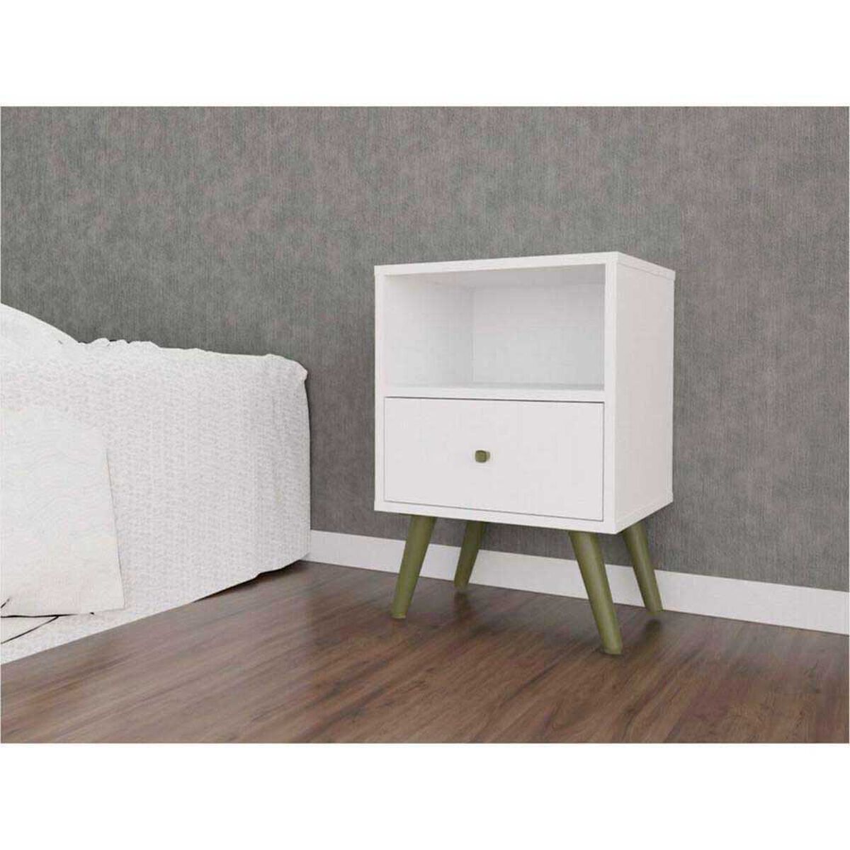 Velador Yardas CB201BCBC Blanco 1 Caj&oacute;n