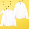 Pack 2 Camisas Escolar Niño Talla 14/16 Crescendo