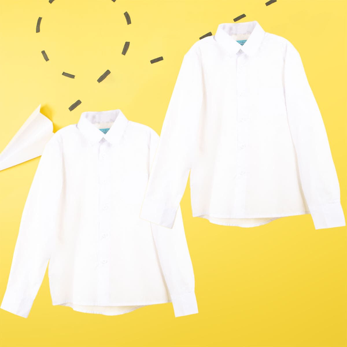 Pack 2 Camisas Escolar Niño Talla 14/16 Crescendo