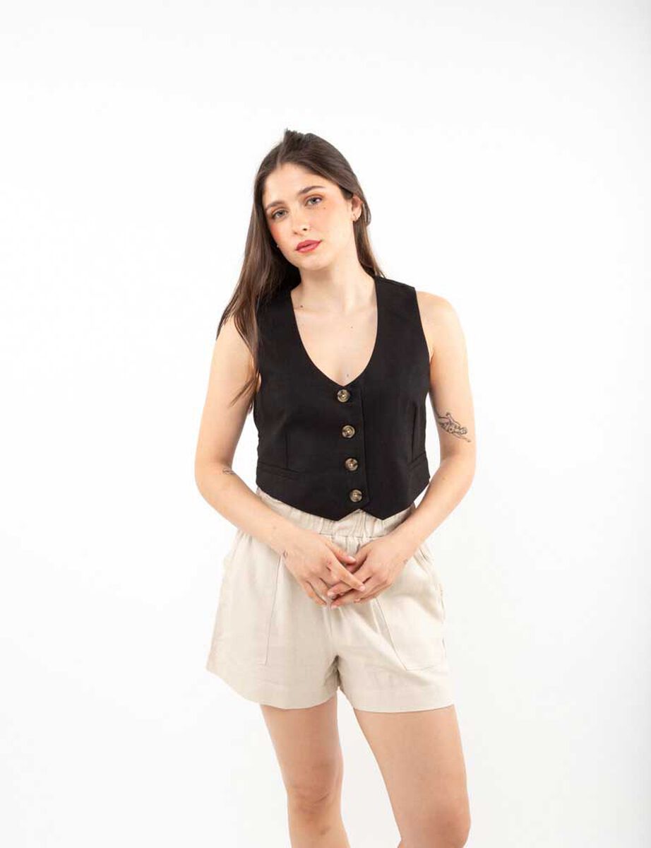 Blazer Lino Gillette Mujer Icono