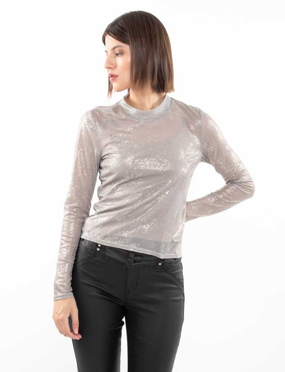 Polera Manga Larga Mujer Fiorucci