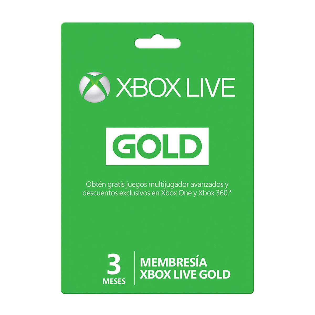 Suscripción 3 Meses Xbox Live