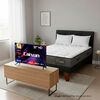 Combo Cama Europea CIC 1,5 Plaza + Respaldo + Pack Almohadas + Smart TV LED 32" Caixun HD
