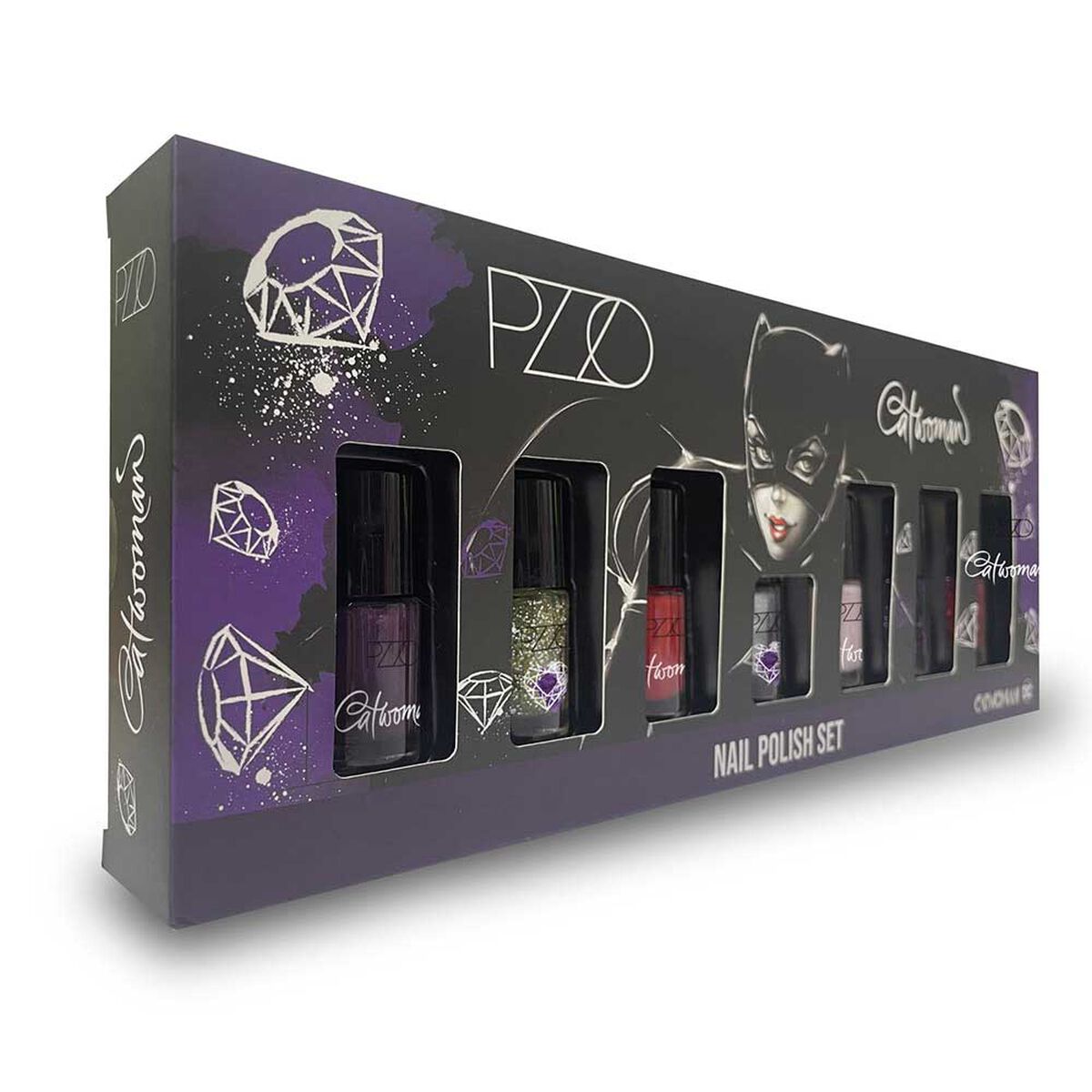Set Esmaltes de Uñas Catwoman Petrizzio