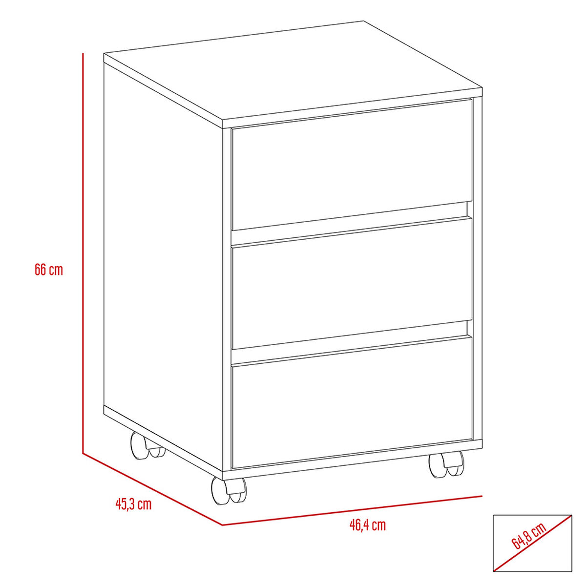 Cajonera TuHome Office
