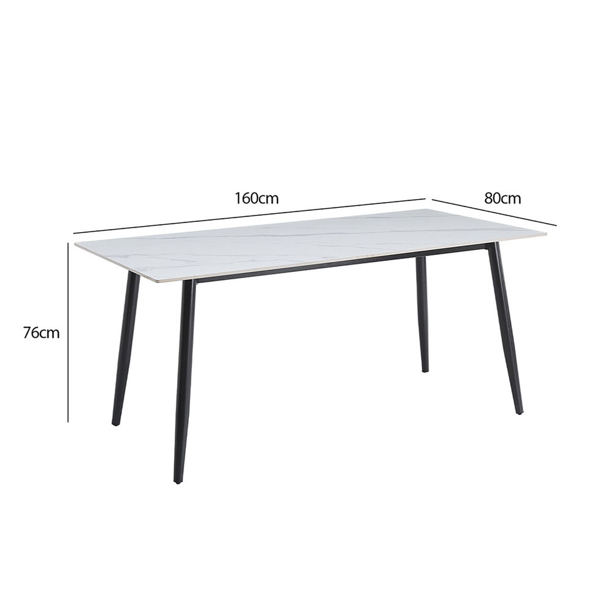 Mesa de Comedor Vekkahome Gala Blanco