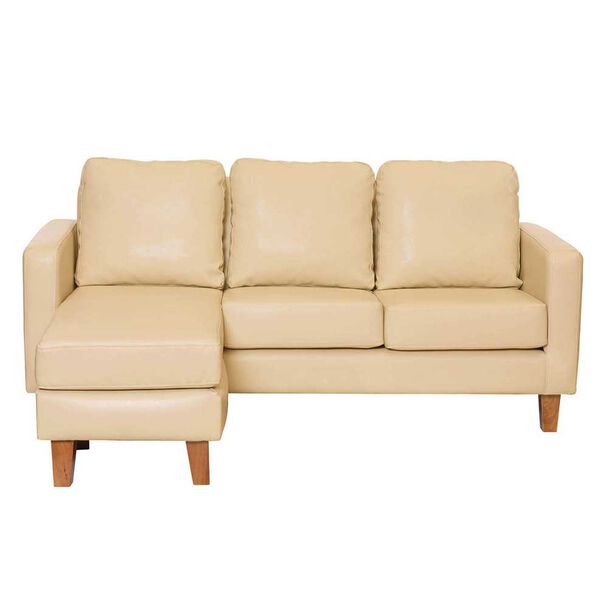 Sofá Seccional Intercambiable Latam Home Venecia 3 Cuerpos Beige