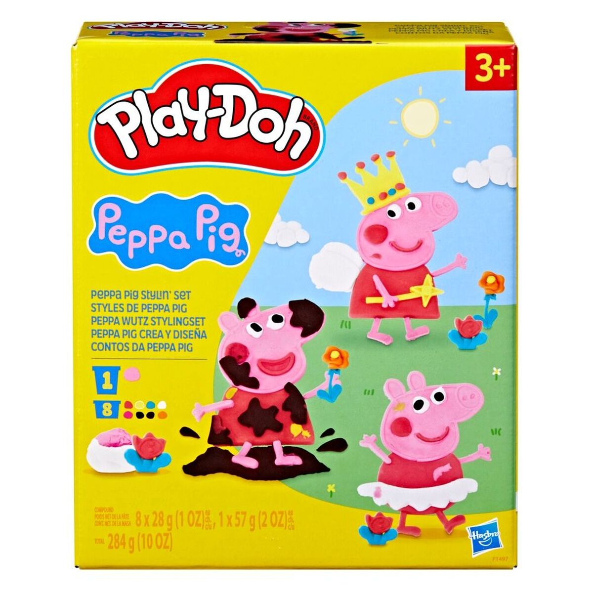 Set de Masa Moldeable Peppa Pig Set Crea y Diseña Play Doh