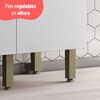 Mueble de Cocina Roca Macadamia Canela Blanco 1 Cajón 4 Puertas